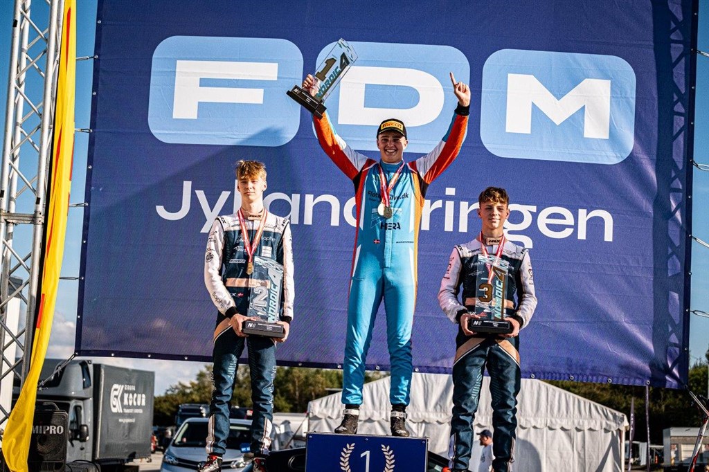 DIF Danmarksmester 2025 - Marius Kristiansen fra Holstebro tog DM på trods af svær modstand. 
(Foto: Marius Kristiansen Racing)